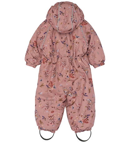 Mikk-Line Schneeanzug - AOP - Floral - Burlwood