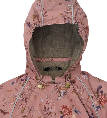 Mikk-Line Schneeanzug - AOP - Floral - Burlwood