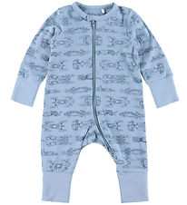 CeLaVi Nightsuit - AOP - Ashley Blue w. Racing cars CeLaVi Nightsuit - AOP - Ashley Blue w. Racing cars