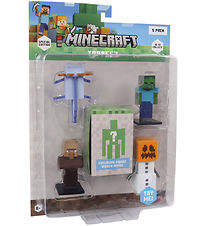Minecraft Toy Figurine - 3D Special Edition - 5-Pack
