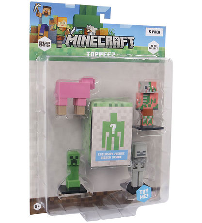 Minecraft Toy Figurine - 3D Special Edition - 5-Pack