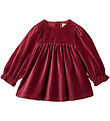 Wheat Kleid - Velours - Elvira - Ruby Rot