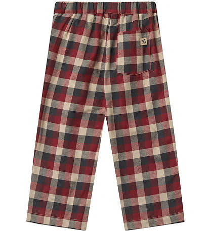 Wheat Trousers - Sasha - Red Blue Check