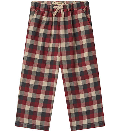 Wheat Trousers - Sasha - Red Blue Check