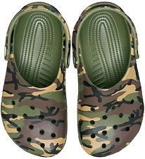 Crocs Sandals - Classic+ Camouflage Clog K - Army Green/Multi