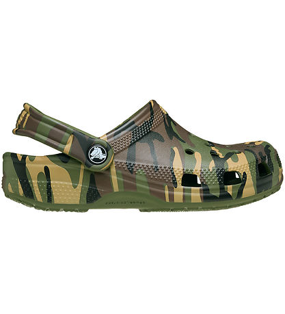 Crocs Sandals - Classic+ Camouflage Clog K - Army Green/Multi