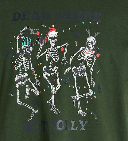 Jack & Jones T-shirt - Jjnoel - XMAS - Kombu Green