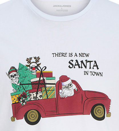 Jack & Jones T-shirt - Jjnoel - XMAS - White