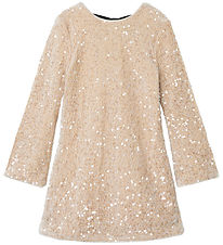 Name It Dress - NkfRusitta - Jet Stream/Black Bow w. Sequins