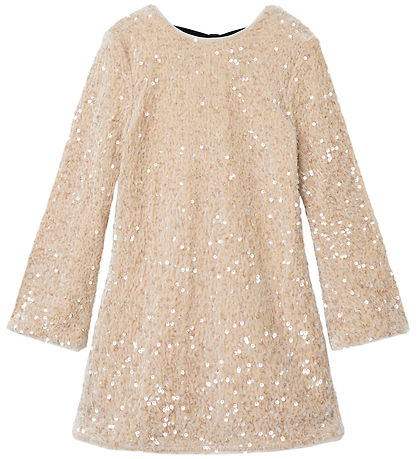 Name It Dress - NkfRusitta - Jet Stream/Black Bow w. Sequins