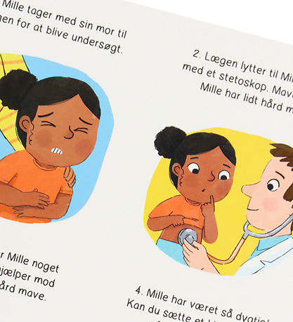 Forlaget Bolden Picture Book - At the Doctor Book - With 36 Remo