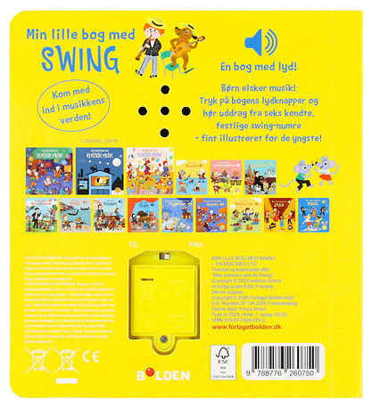 Forlaget Bolden Book - Min Little Book With Swing - Danish