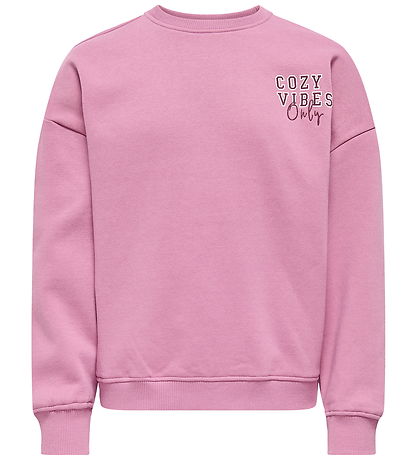 Kids Only Sweatshirt - KogBila - Mauve Orchid/Cozy