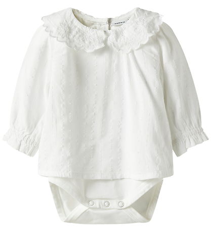 Name It Shirt Bodysuit - NbFRixi - Bright White/Lurex