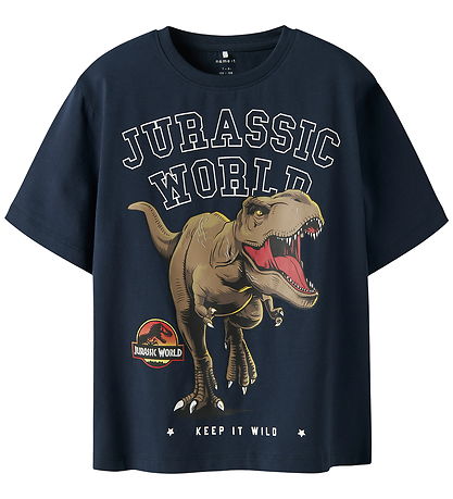 Name It T-shirt - NkmDorrel - Jurassic - Navy Blazer