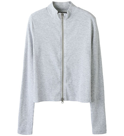 LMTD Cardigan - NlfHinaja - Light Grey Melange