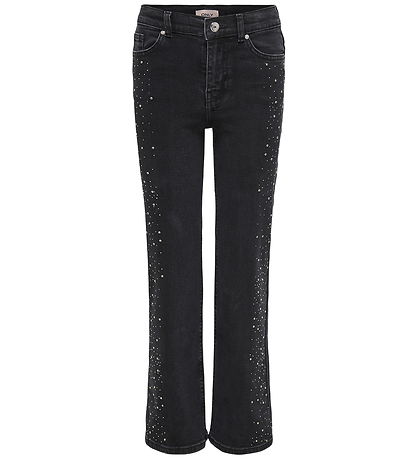 Kids Only Denimbukser - KogJuicy - Vasket Black/Rhinestones