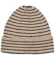 Konges Sløjd Beanie - Wool - Knitted - Louli - Stripe Bluie