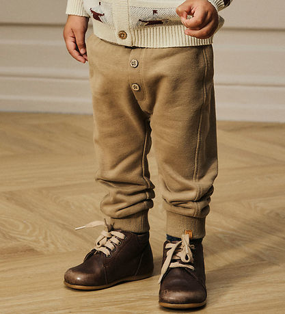 Lil' Atelier Joggingbroek - NbmLonden - Sepiatint