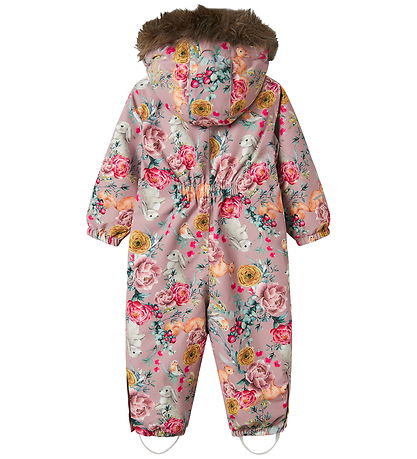 Name It Schneeanzug - NmfSnow10 - Woodrose/Flower Rabbit