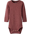 Name It Bodysuit l/s - NmfOfelly - Bark