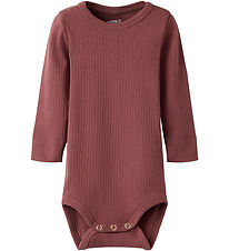 Name It Romper l/s - NmfOfelly - Bark