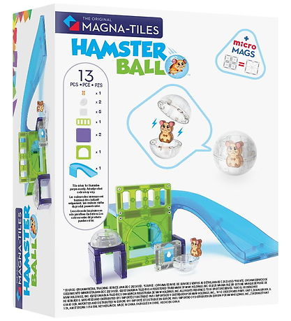Magna-Tiles Magnet Set - 13 Parts - Hamster Wheel