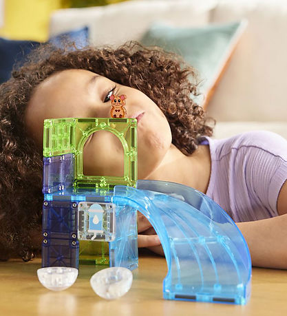 Magna-Tiles Magnet Set - 13 Parts - Hamster Wheel