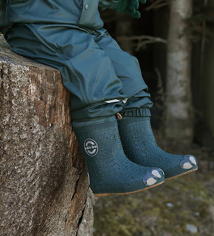 Mikk-Line Thermo Boots - Winter Wellies Dino - Darkest Sprouse