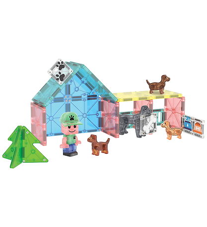 Ensemble d'aimants Magna-Tiles - 27 Parties - Garderie pour chie Ensemble d'aimants Magna-Tiles - 27 Parties - Garderie pour chie
