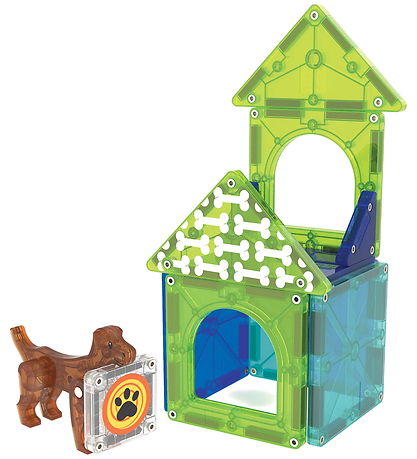 Magna-Tiles Magnet set - 13 Parts - Dog House