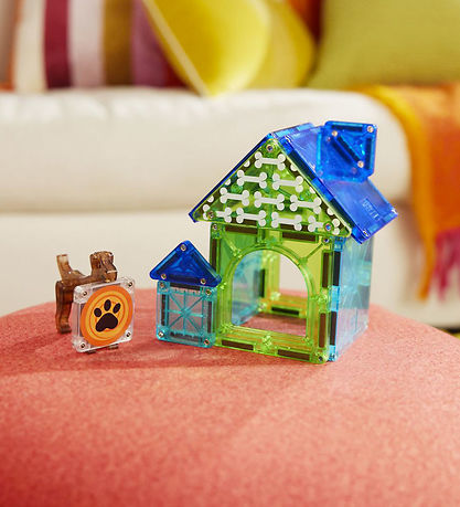 Magna-Tiles Magnet set - 13 Parts - Dog House