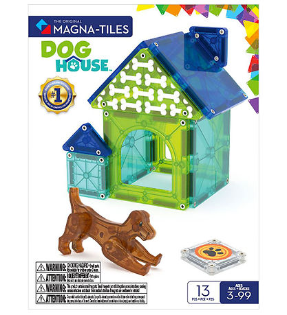 Magna-Tiles Magnet set - 13 Parts - Dog House