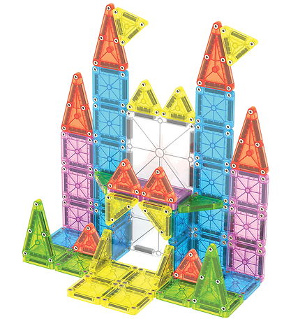 Magna-Tiles Magnet set - 55 Parts - Deluxe Travel Set + MicroMAG