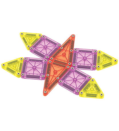Magna-Tiles Magnet set - 55 Parts - Deluxe Travel Set + MicroMAG