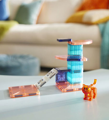 Magna-Tiles Magnet set - 13 Parts - CAT Tree + MicroMAGS