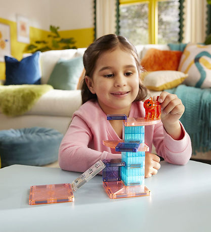 Magna-Tiles Magnet set - 13 Parts - CAT Tree + MicroMAGS