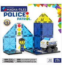Magna-Tiles Magnet set - 20 Parts - Police Patrol