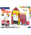 Magna-Tiles Magnet set - 50 Parts - Fire Station + MicroMAGS Magna-Tiles Magnet set - 50 Parts - Fire Station + MicroMAGS