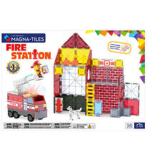 Magna-Tiles Magnet set - 50 Parts - Fire Station + MicroMAGS Magna-Tiles Magnet set - 50 Parts - Fire Station + MicroMAGS