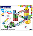 Magna-Tiles Magnet Set - 90 Parts - Rail Racer + MicroMAGS Magna-Tiles Magnet Set - 90 Parts - Rail Racer + MicroMAGS