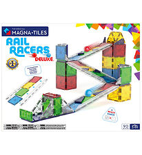 Magna-Tiles Magnet Set - 90 Parts - Rail Racer + MicroMAGS Magna-Tiles Magnet Set - 90 Parts - Rail Racer + MicroMAGS