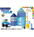 Magna-Tiles Magnet set - 35 Parts - Police Station + MicroMAGS