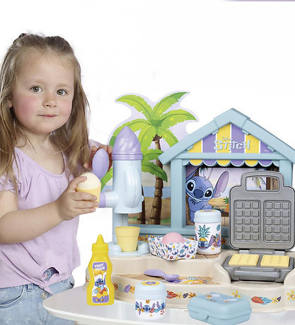 Smoby Toy Kitchen - 12 Parts - Stitch Beach Bar