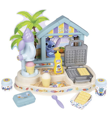 Smoby Toy Kitchen - 12 Parts - Stitch Beach Bar