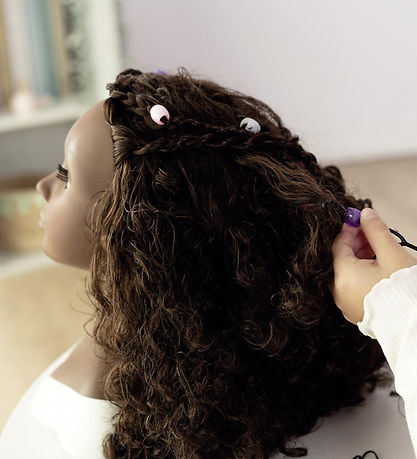 Smoby Hairdressing doll w. Accessories - My Beauty Afro