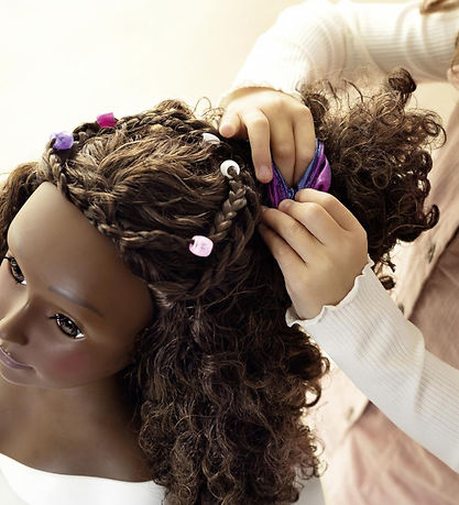 Smoby Hairdressing doll w. Accessories - My Beauty Afro