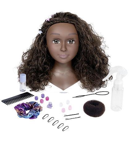 Smoby Hairdressing doll w. Accessories - My Beauty Afro