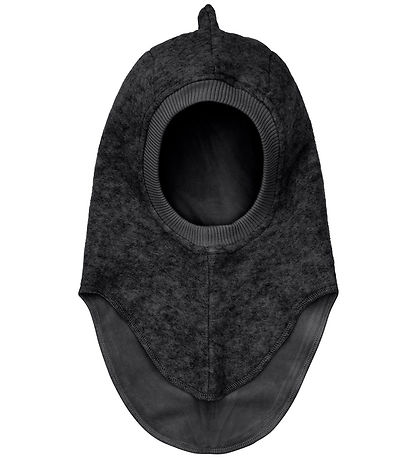 Huttelihut Balaclava - Wool - 2-layer - Dark Grey Melange