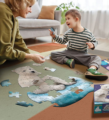 Madd Capp Puzzles Púsluspil - I Am LiL' Polar Bear - 48 Kubbar